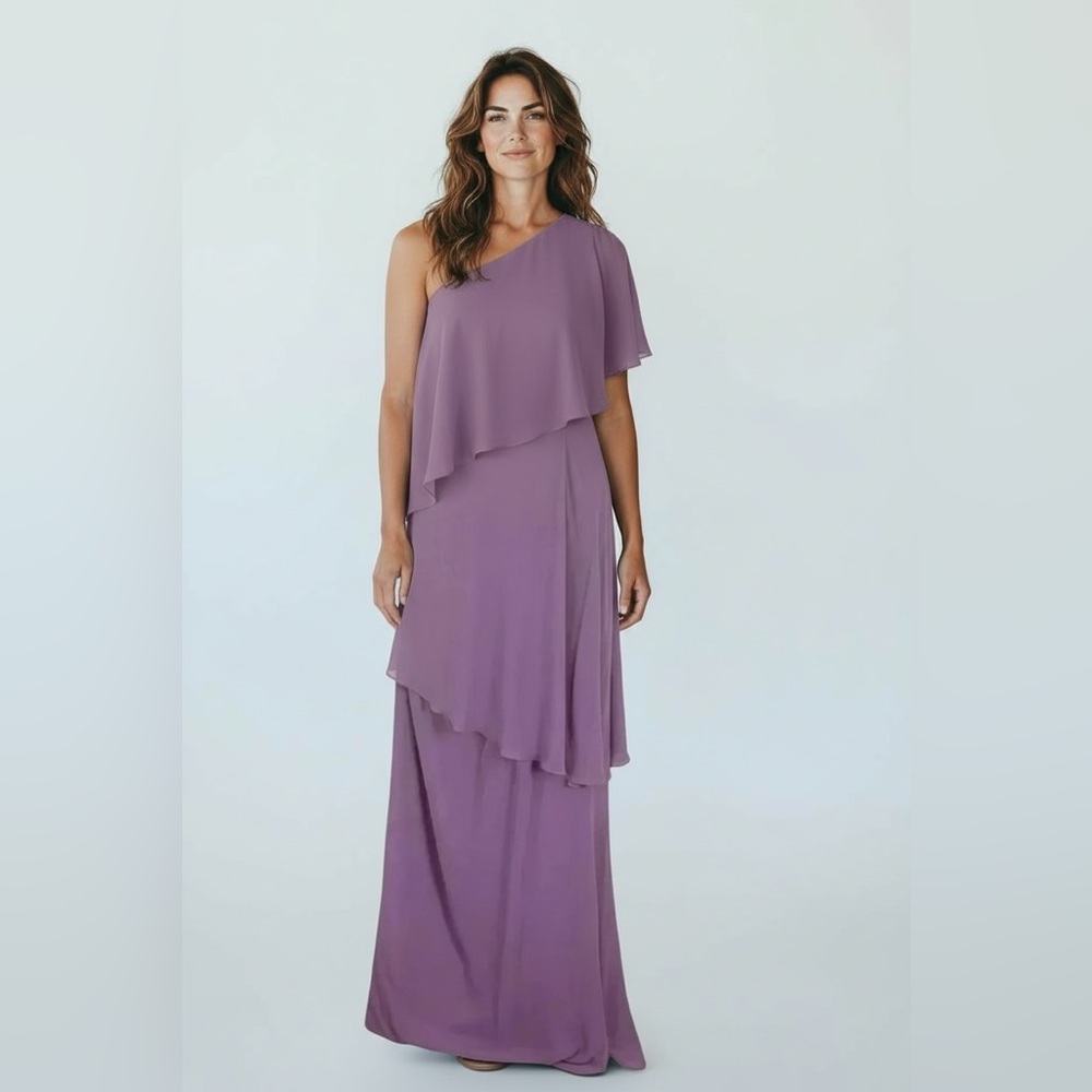 NEW Andrew Adela Size 20 Wisteria Purple Matron of Honor Bridesmaid Dress Prom